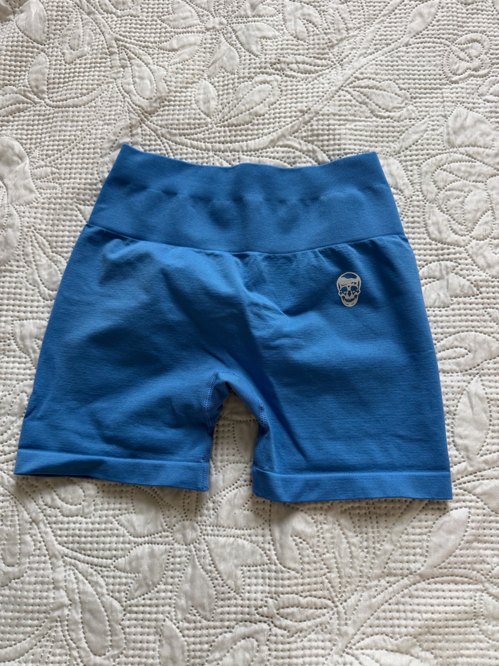 Gymreapers blue workout shorts